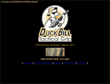 Tablet Screenshot of duckbillgrip.com